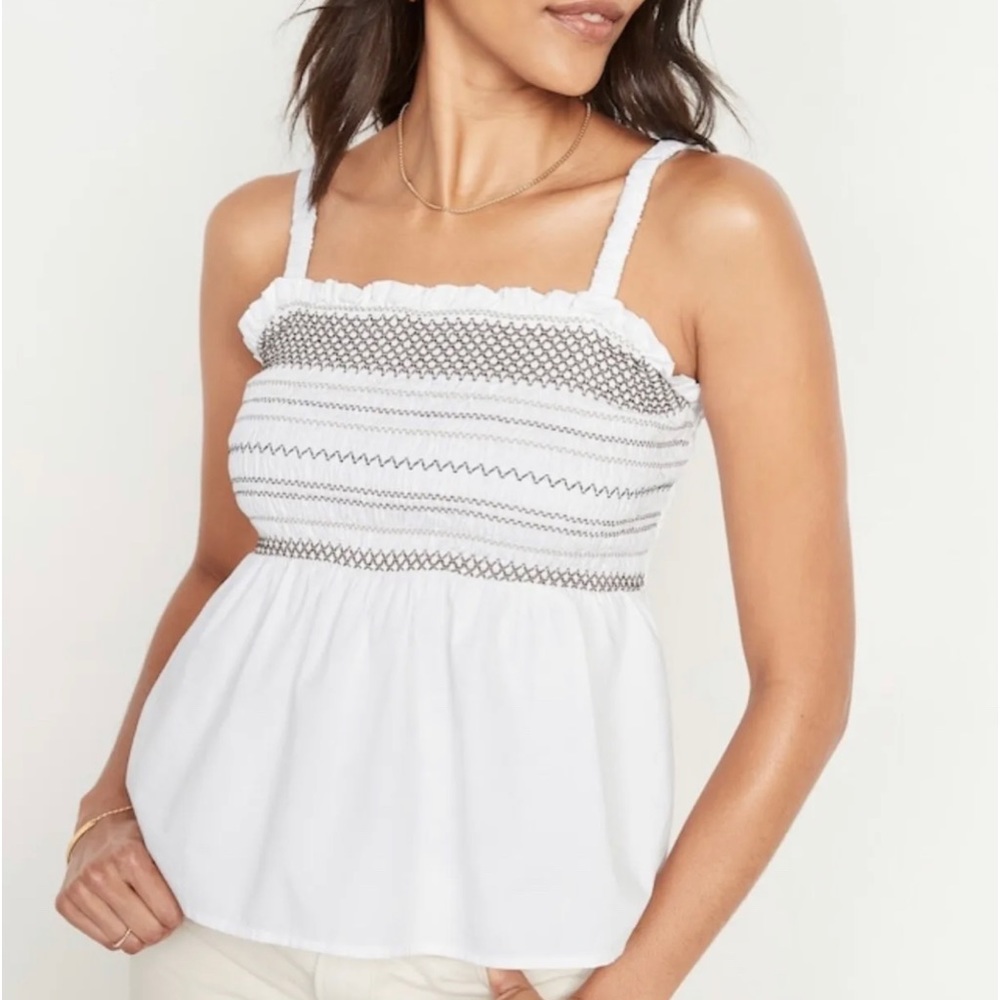 Strapless babydoll top